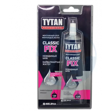 Монтажный клей TYTAN Professional Classic Fix прозрачный 100мл